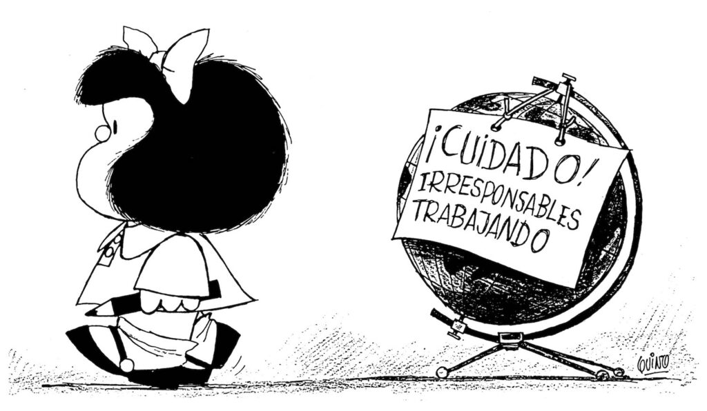 Mafalda cambio climático