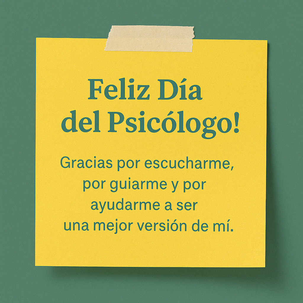 feliz dia del psicologo agradecimiento